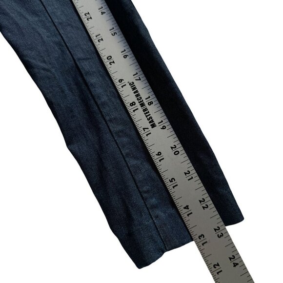 Sundance Women's Size 6 Blue Denim Cotton Tania Blazer Jacket One Button - Picture 12 of 14